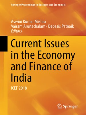cover image of Current Issues in the Economy and Finance of India